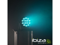 Ibiza Projector PAR c/ 14 Leds 6W RGBW DMX THINPAR-14X6W-RGBW